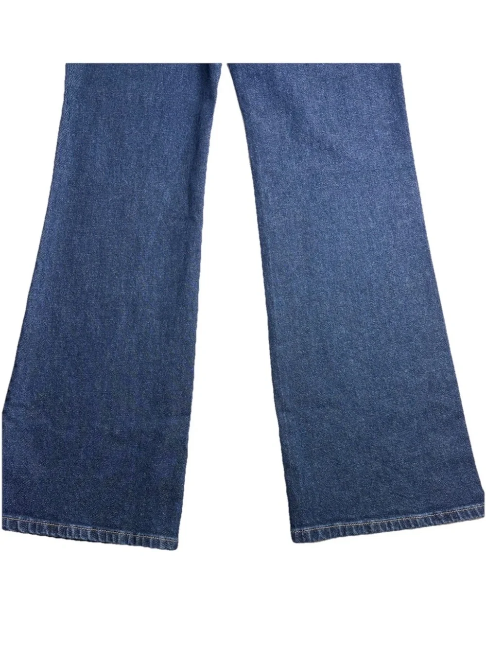 Talbots Flare Leg High Waist Jeans Gianna Wash Womens Size 6 Jewel Accent